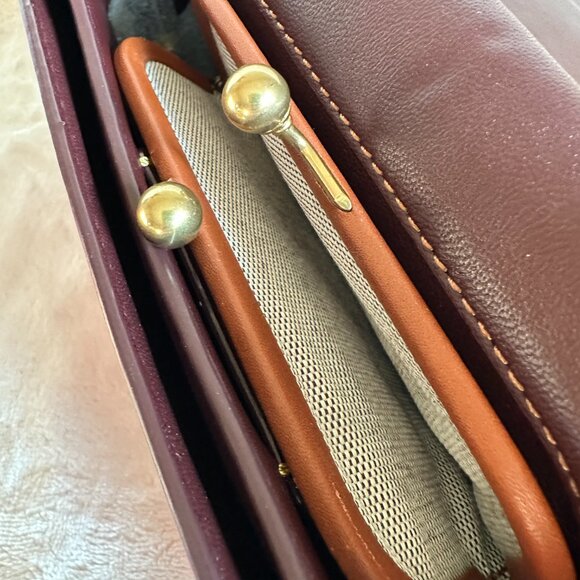 NWOT! Coach Dinky Signature Convertible Shoulder Bag In Bright Cherry Leather - Picture 12 of 15